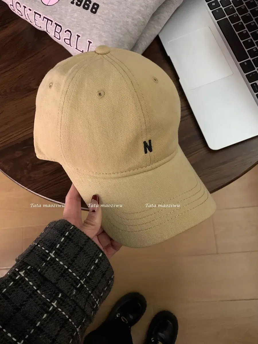 Japanese Style Soft Baseball Cap with Letter Embroidery