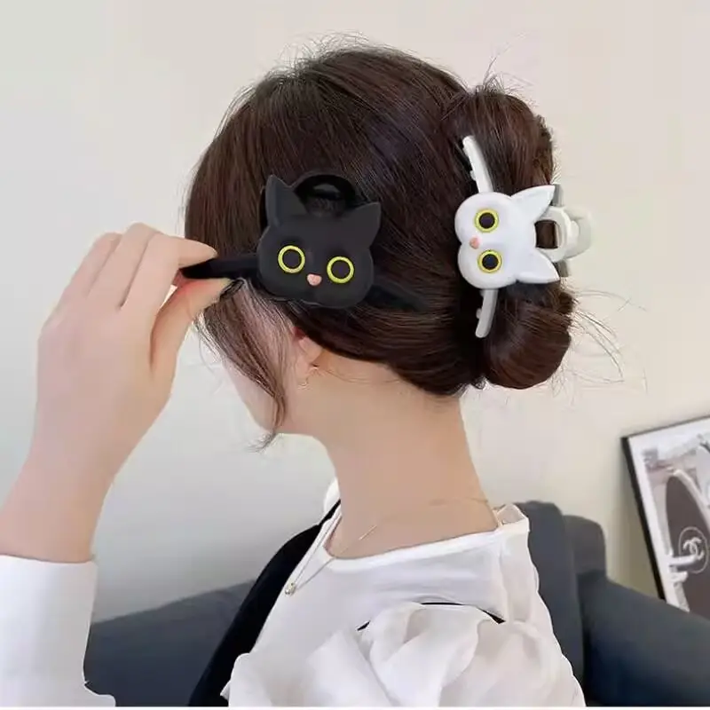 Cat Style Hair Bun for Hair Roots 2026 Large Shark Hair Clip for Back of Head Bangs Hairpin Wholesale Hair Clips for Loose Hair