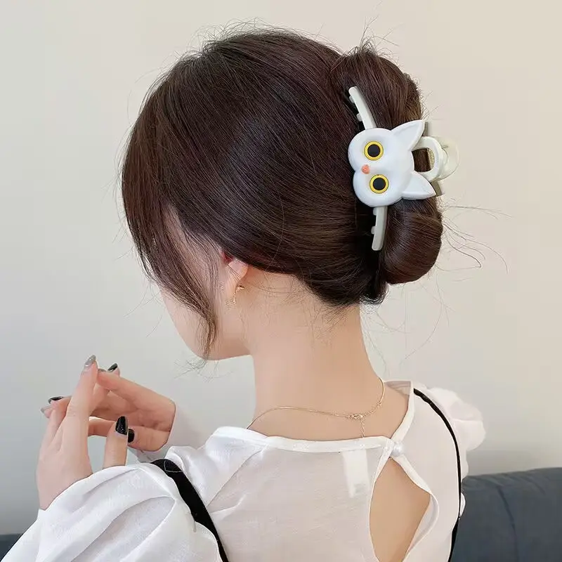 Cat Style Hair Bun for Hair Roots 2026 Large Shark Hair Clip for Back of Head Bangs Hairpin Wholesale Hair Clips for Loose Hair