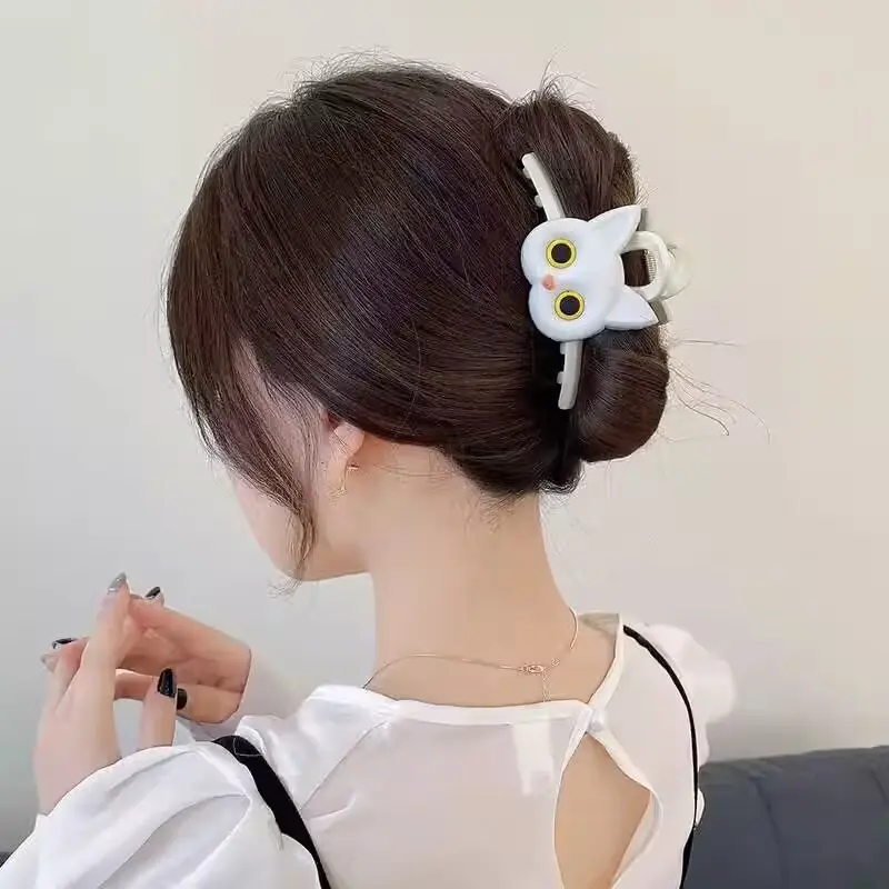 Cat Style Hair Bun for Hair Roots 2026 Large Shark Hair Clip for Back of Head Bangs Hairpin Wholesale Hair Clips for Loose Hair