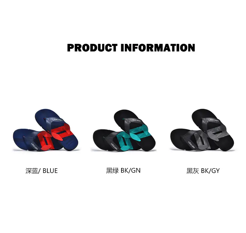 Men's Black Non-Slip Flip Flops Summer Wear — feature 8