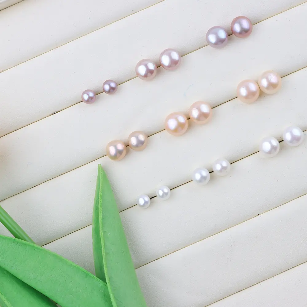 Natural Freshwater Pearl Beads Earrings Set — feature 7