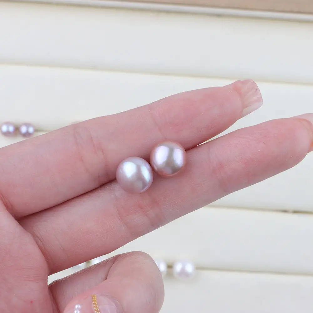 Natural Freshwater Pearl Beads Earrings Set - Image 3