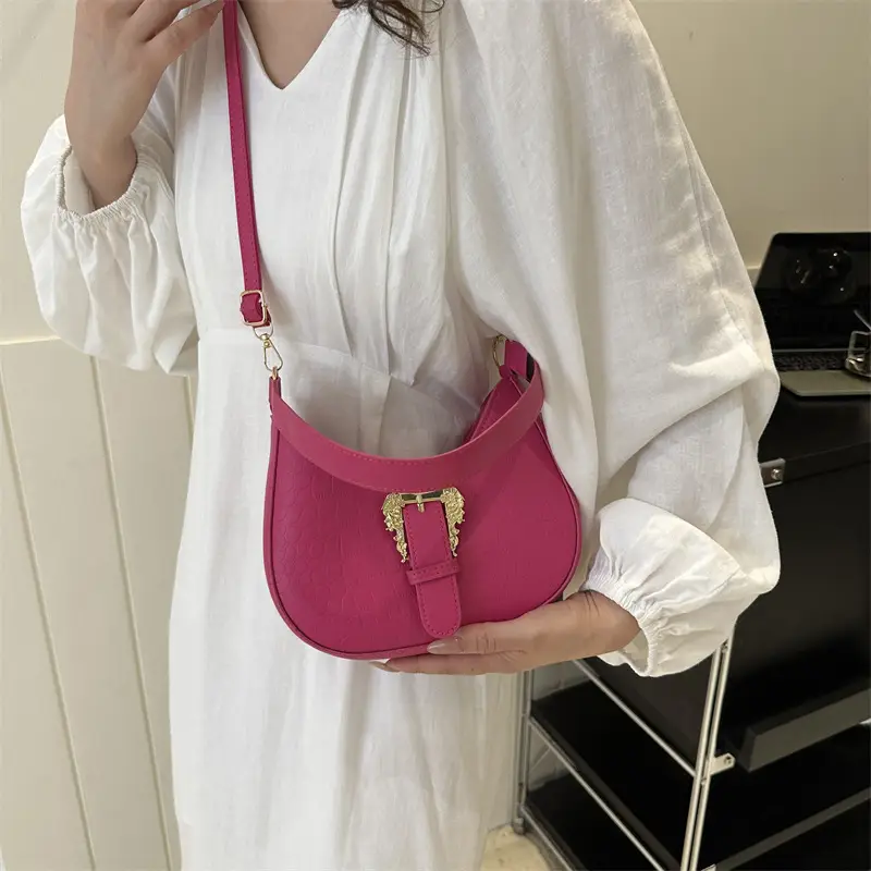 Black Korean-style Shoulder Crossbody Bag for Women - Image 7