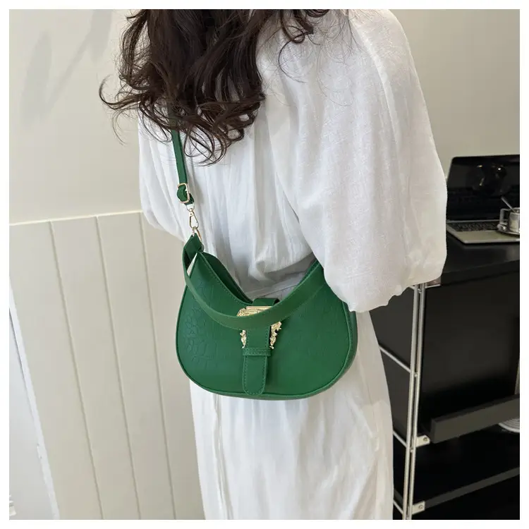 Black Korean-style Shoulder Crossbody Bag for Women — feature 20