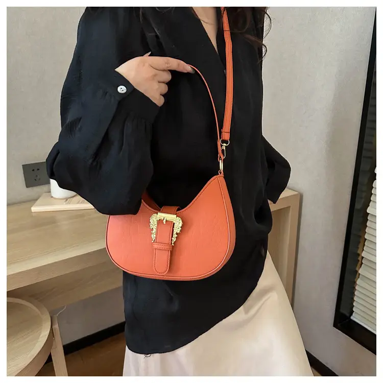 Black Korean-style Shoulder Crossbody Bag for Women — feature 26