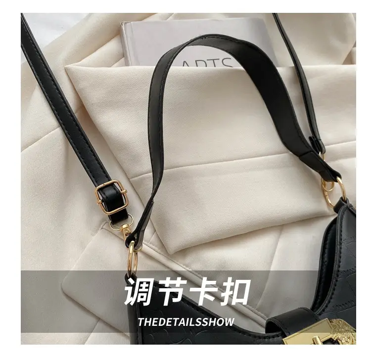 Black Korean-style Shoulder Crossbody Bag for Women — feature 5