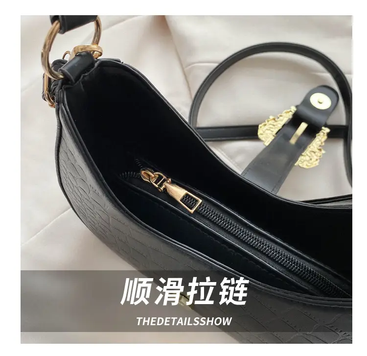 Black Korean-style Shoulder Crossbody Bag for Women — feature 6