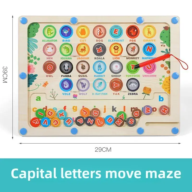 Magnetic Number Maze Toy for Kids Counting Board 30x22cm - Image 11