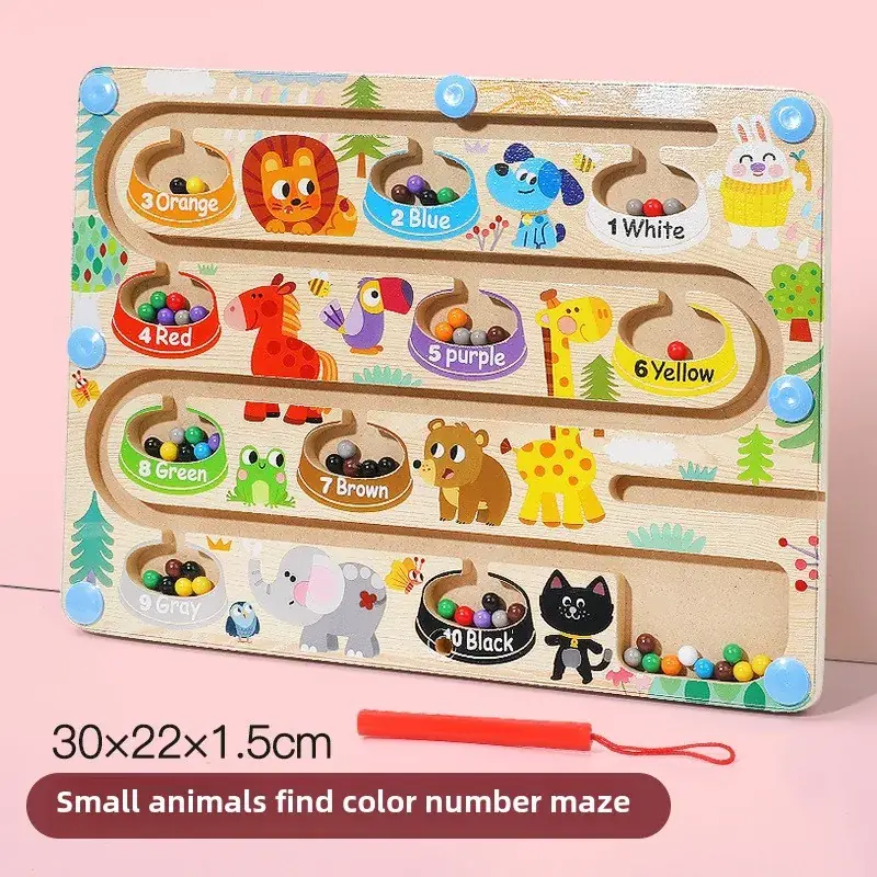 Magnetic Number Maze Toy for Kids Counting Board 30x22cm - Image 8