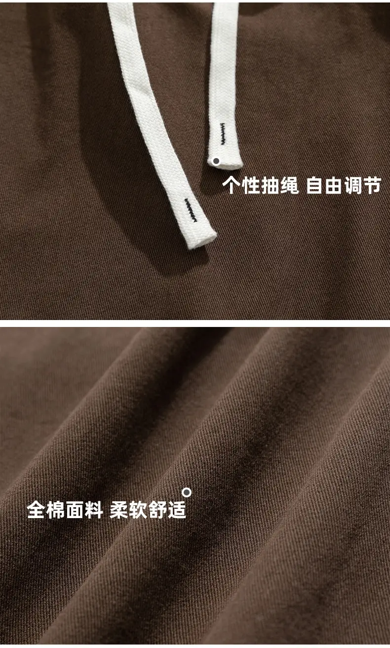Japanese Sand-Washed Fleece-Lined Loose Pants — feature 35