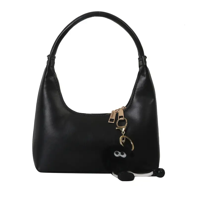 Women's Beige Leather Shoulder Bag 2023 Summer Korean Style - Image 15