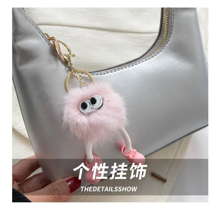 Women's Beige Leather Shoulder Bag 2023 Summer Korean Style — feature 4