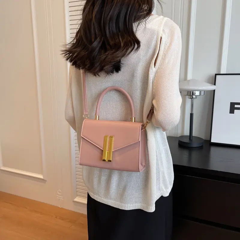 Green Textured Square Handbag for Women 2023 - Image 8