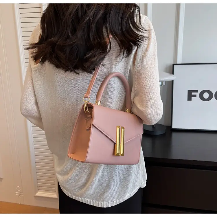 Green Textured Square Handbag for Women 2023 — feature 10
