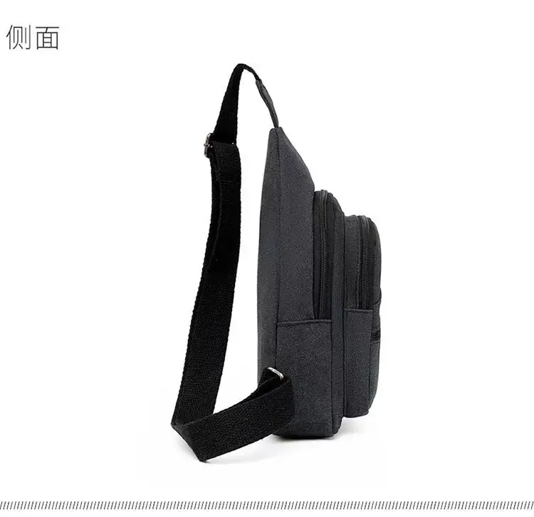 Men's Canvas Crossbody Bag Large Capacity Sports Fashion Shoulder Bag — feature 16