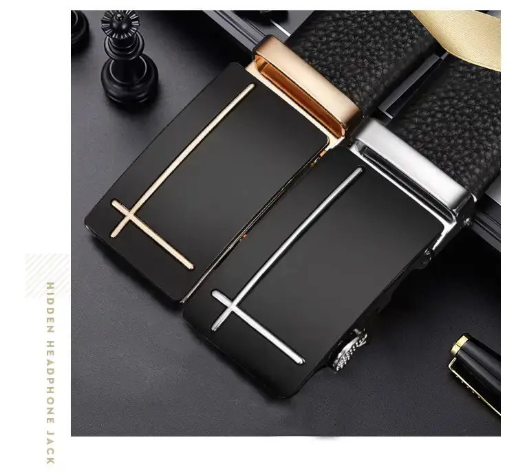 2023 Men's Black Belt Automatic Buckle Business Casual β feature 11