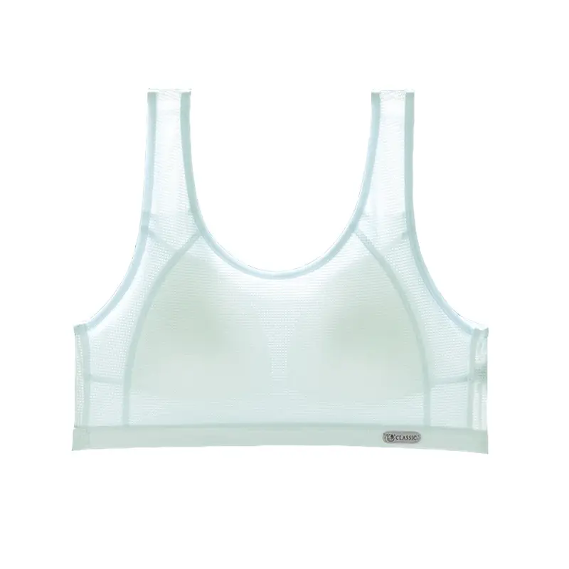 Junior high school girls' underwear girls' vest 12-year-old youth development period high school 16 sports bra breathable thin