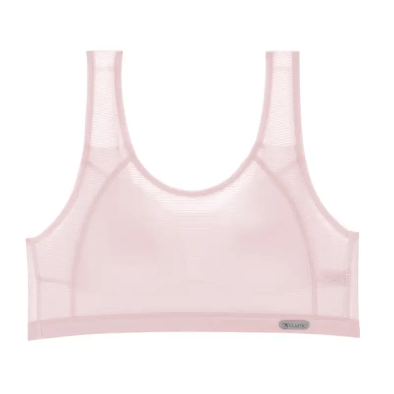 Junior high school girls' underwear girls' vest 12-year-old youth development period high school 16 sports bra breathable thin