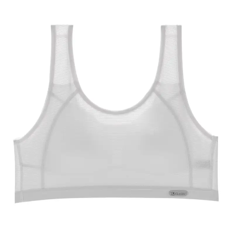 Junior high school girls' underwear girls' vest 12-year-old youth development period high school 16 sports bra breathable thin