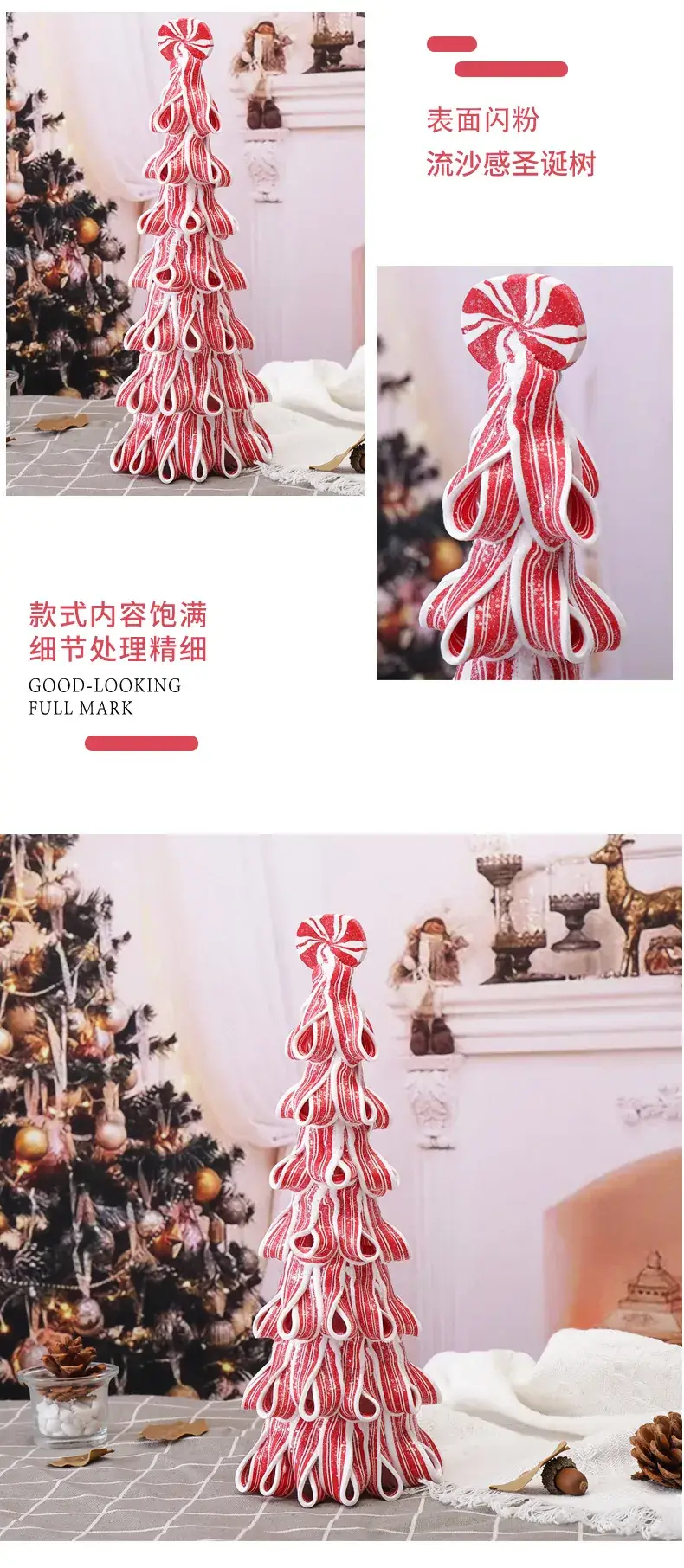 Soft Clay Christmas Castle Decor Set of 2 — feature 12