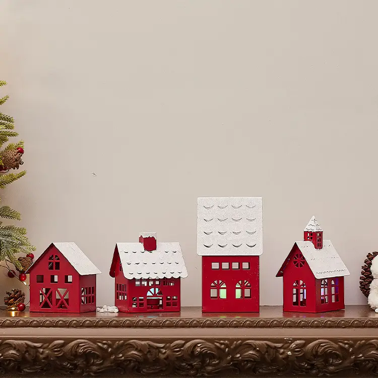 Christmas Igloo House Decor with Candle Holder - Image 6