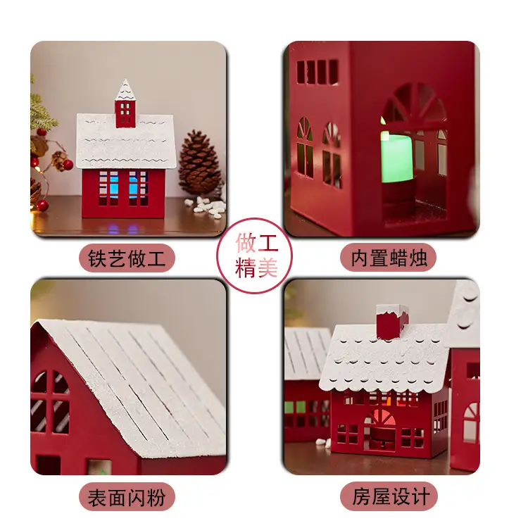 Christmas Igloo House Decor with Candle Holder - Image 7