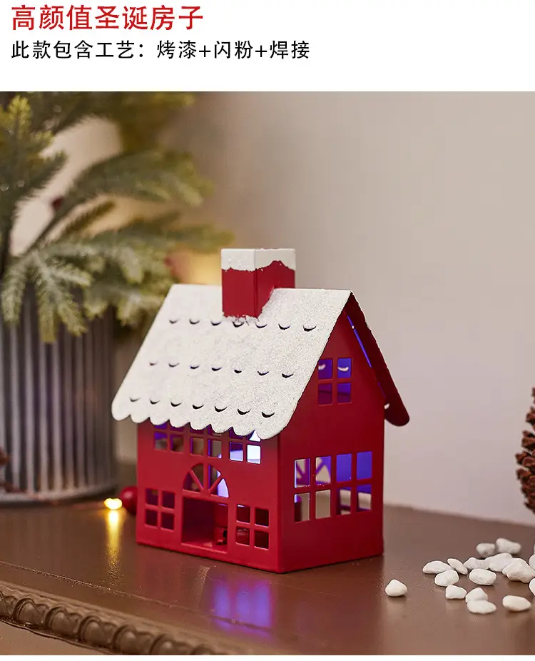 Christmas Igloo House Decor with Candle Holder — feature 7