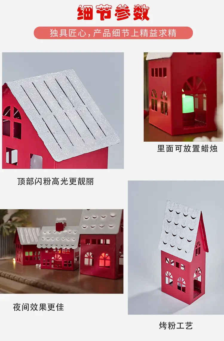 Christmas Igloo House Decor with Candle Holder — feature 9