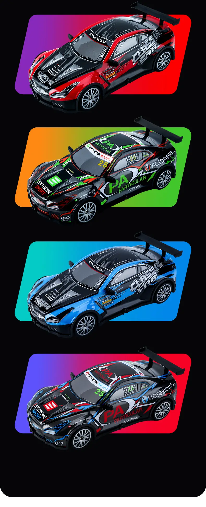 Remote control car charging wireless high-speed remote control car racing car drift car model electric children's toy car boy — feature 37