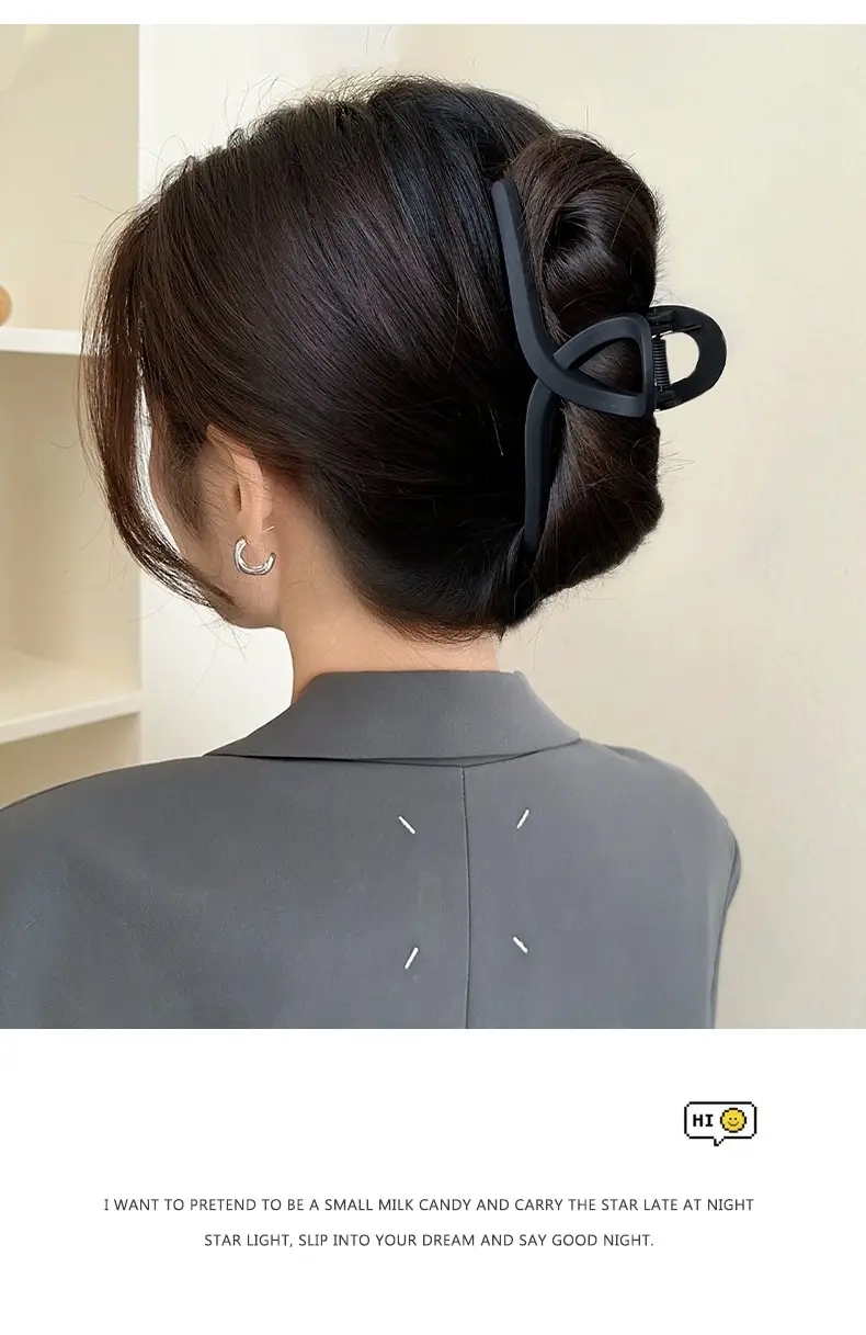 Oversized Shark Hair Clip Green High Grade Women — feature 4