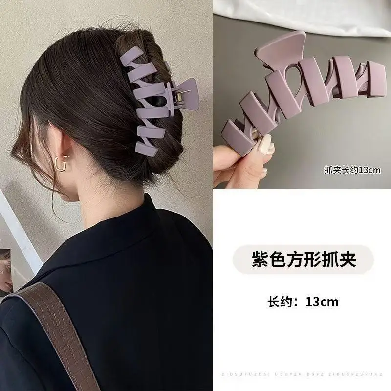 Oversized Shark Hair Clip Green High Grade Women - Image 18