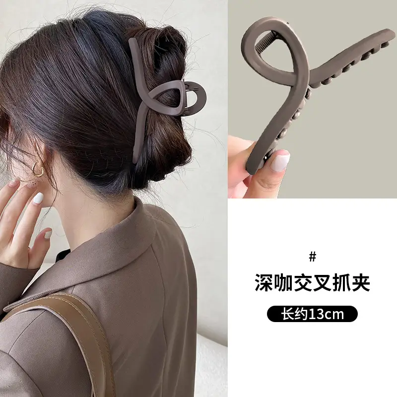 Oversized Shark Hair Clip Green High Grade Women - Image 2