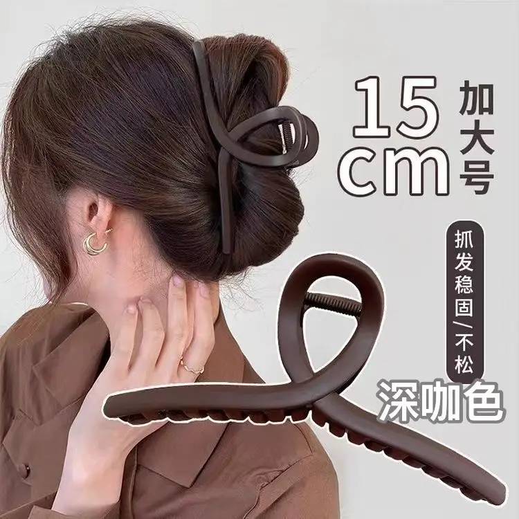 Oversized Shark Hair Clip Green High Grade Women - Image 20