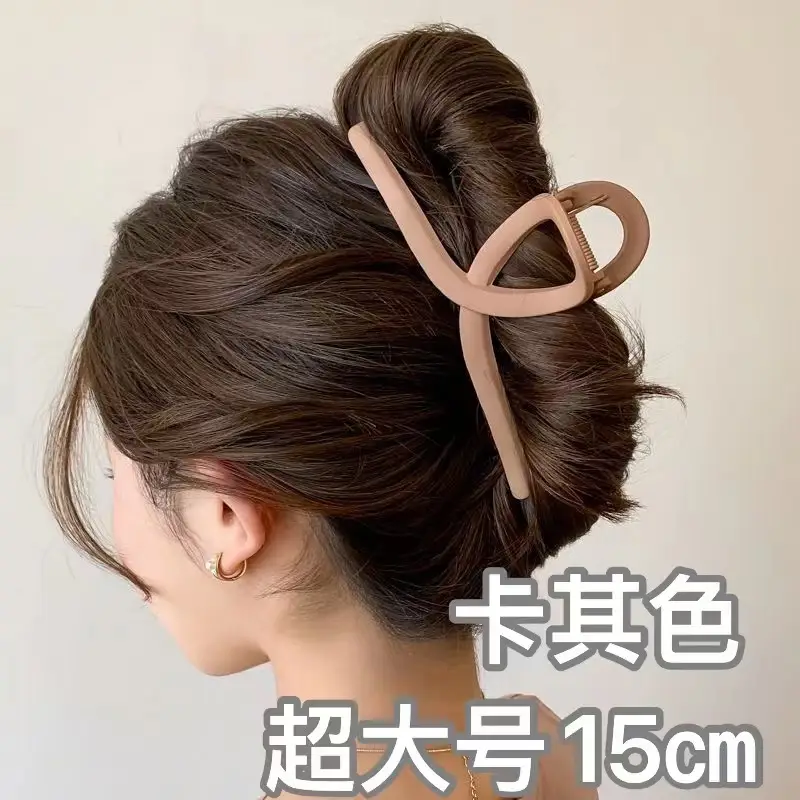Oversized Shark Hair Clip Green High Grade Women - Image 21