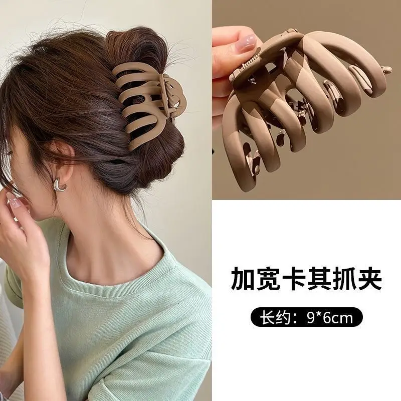 Oversized Shark Hair Clip Green High Grade Women - Image 34
