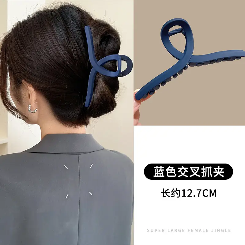 Oversized Shark Hair Clip Green High Grade Women - Image 4