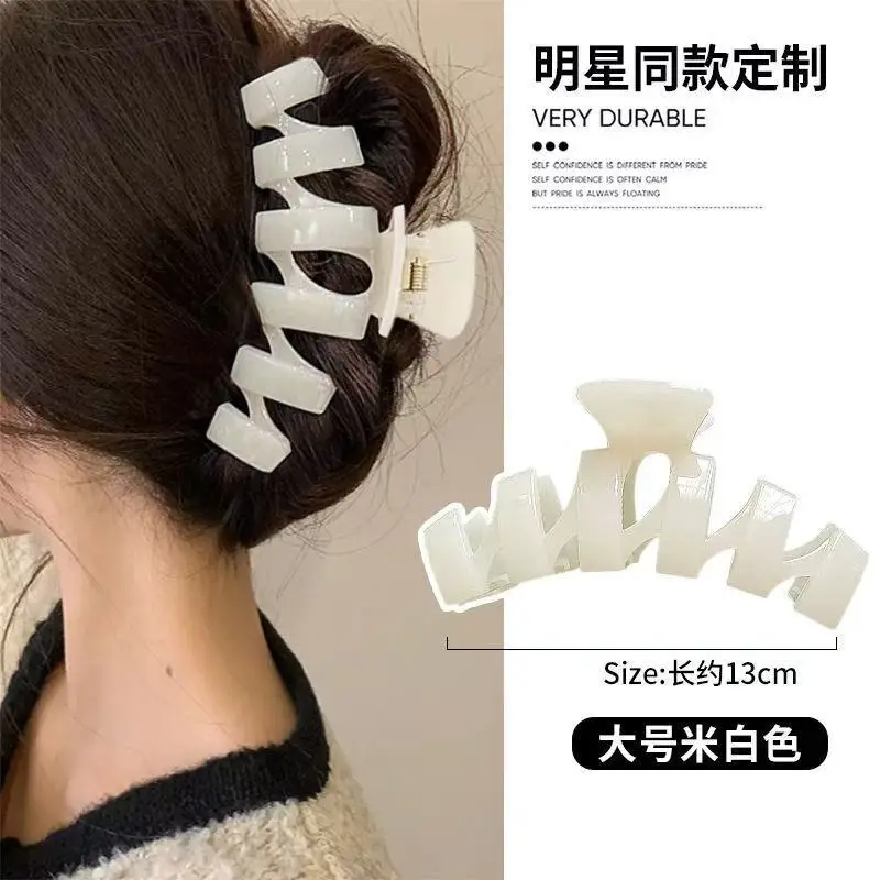 Oversized Shark Hair Clip Green High Grade Women - Image 42