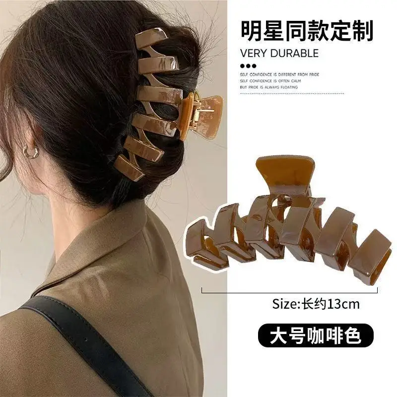 Oversized Shark Hair Clip Green High Grade Women - Image 44