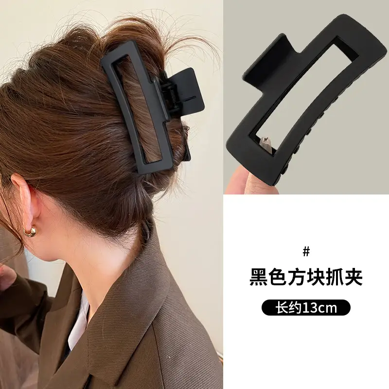 Oversized Shark Hair Clip Green High Grade Women - Image 5