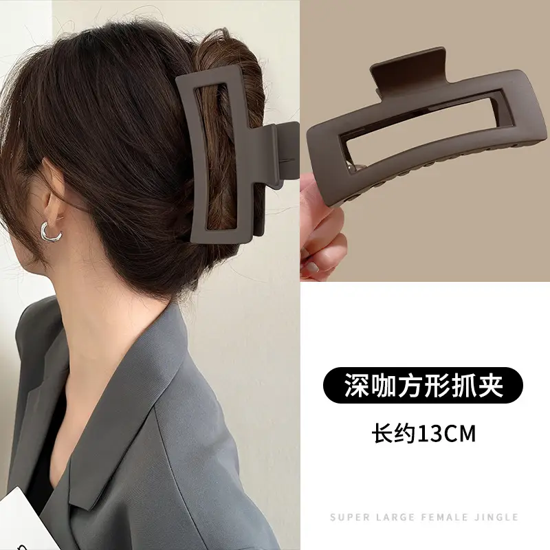 Oversized Shark Hair Clip Green High Grade Women - Image 7