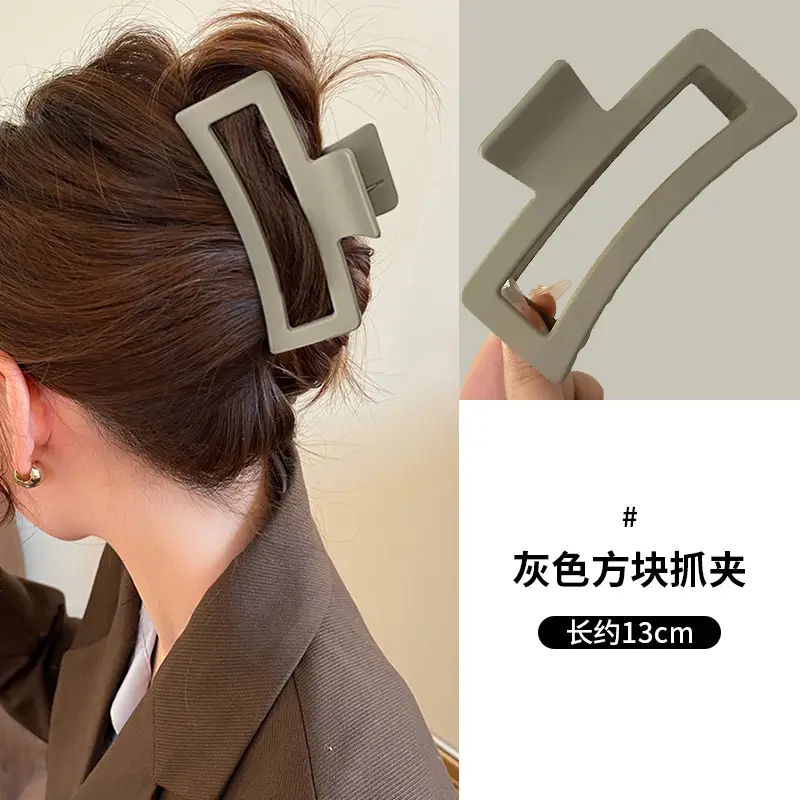 Oversized Shark Hair Clip Green High Grade Women - Image 9