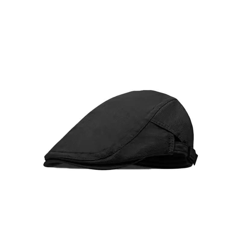 British Retro Forward Hat Sunshade Cap Big Head Showing Face Small Fashion All-match Hat Solid Color Trendy Cap