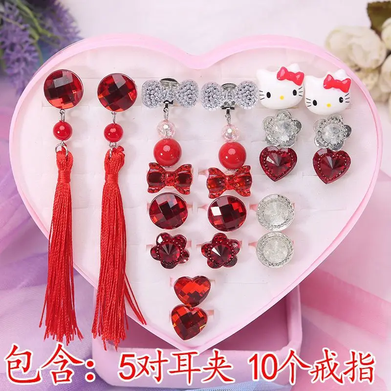 Children's Punch-Free Princess Earrings No Pierced — feature 14