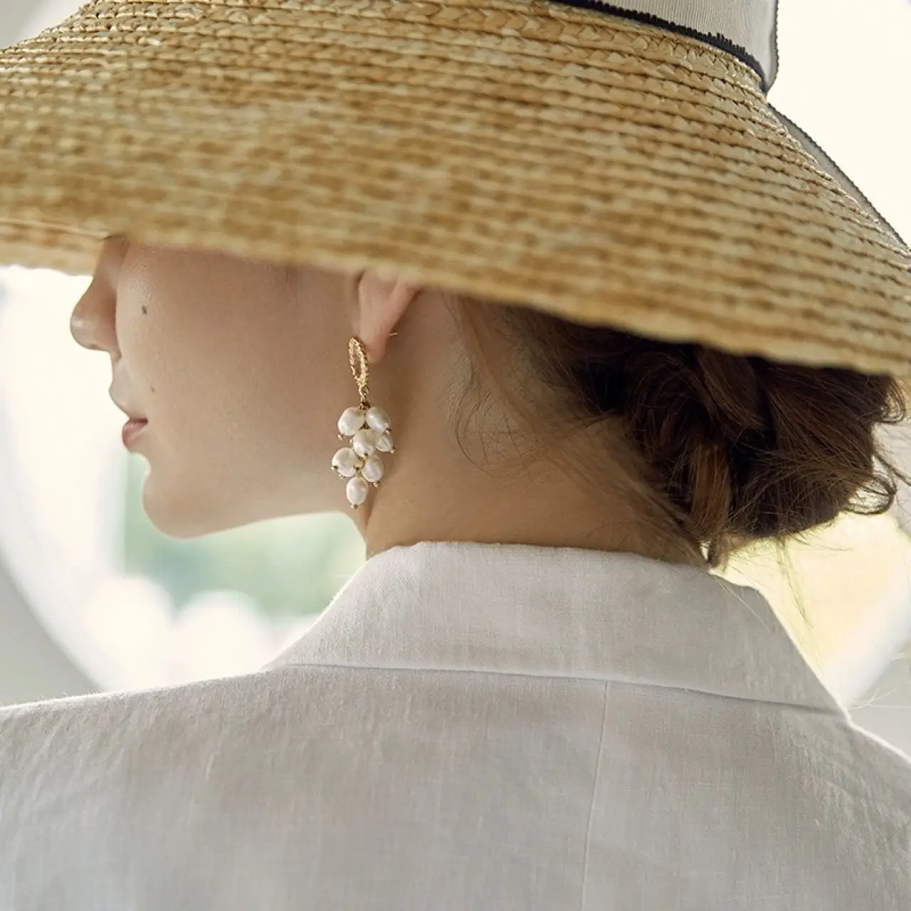 Vintage Pearl Earrings for Women New Fashion - Image 2