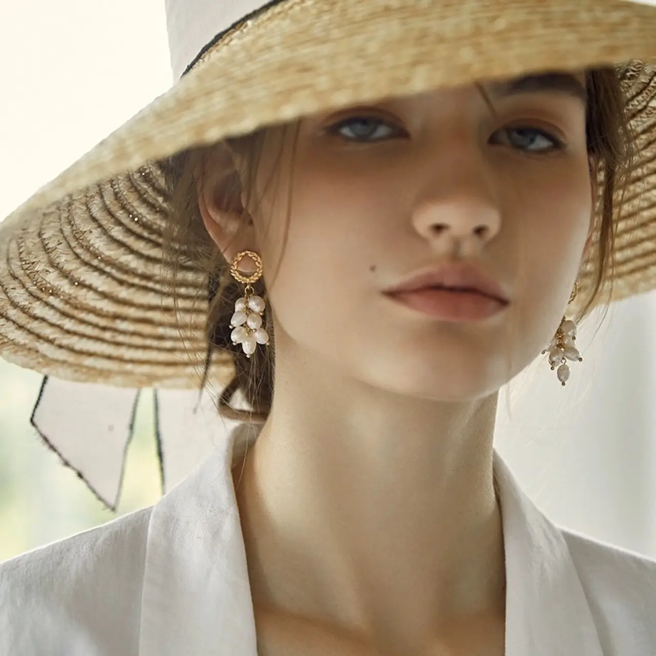 Vintage Pearl Earrings for Women New Fashion - Image 4