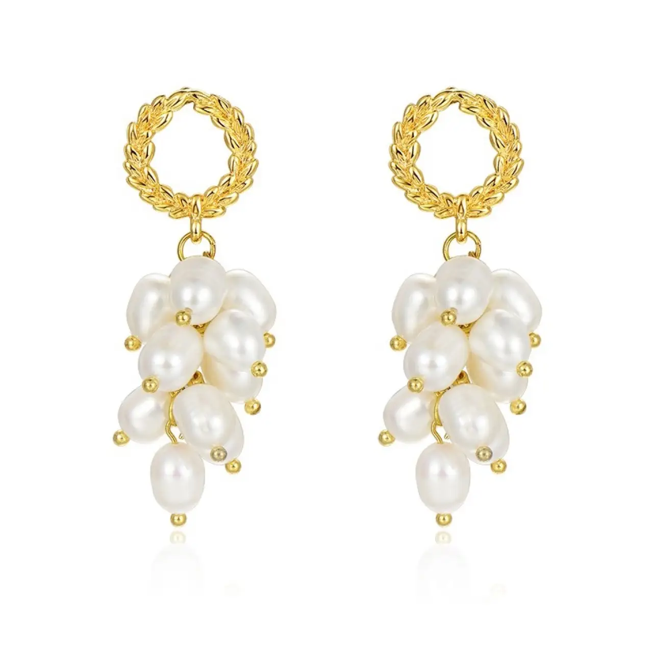 Vintage Pearl Earrings for Women New Fashion - Image 5