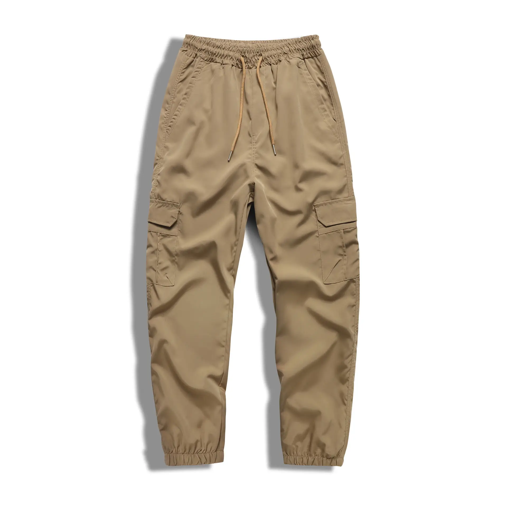 Men's Elastic Cargo Pants Olive Green Plus Large — feature 10