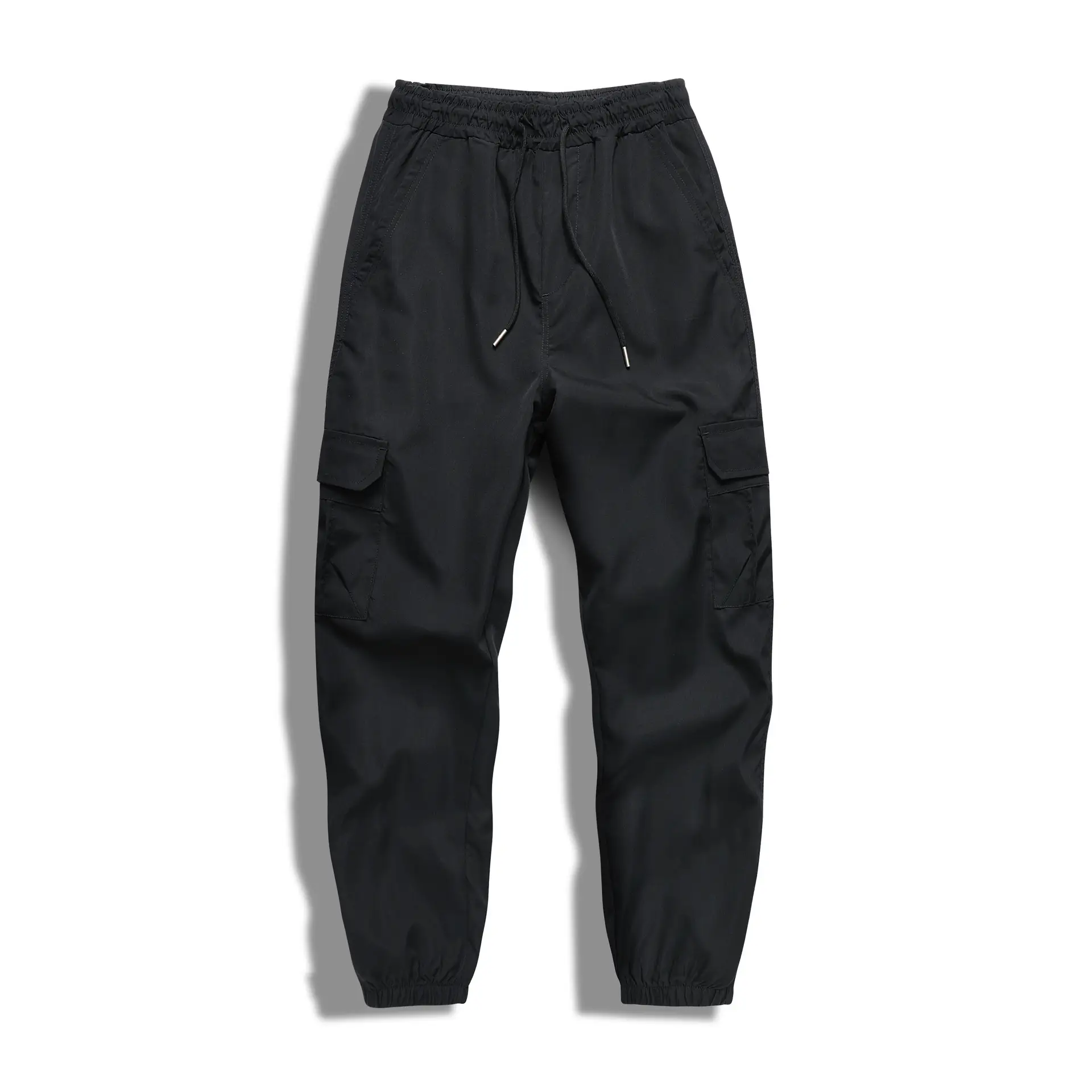 Men's Elastic Cargo Pants Olive Green Plus Large — feature 12