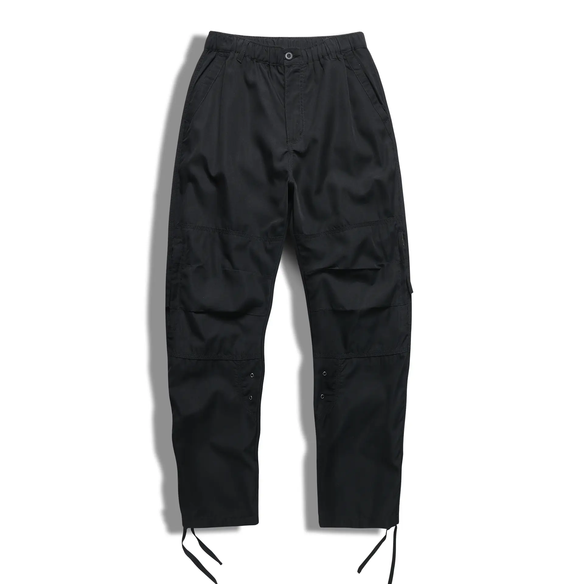 Men's Elastic Cargo Pants Olive Green Plus Large — feature 21